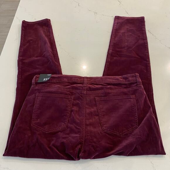 NWT Kut from the Kloth Diana Corduroy Relaxed Fit Skinny Jeans Pants Size 14 - Picture 5 of 10